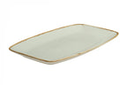 Porland Seasons Rectangular Serving Platter - Grey, 31x18cm