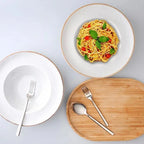 Porland Seasons Pasta Plate - Grey, 26cm