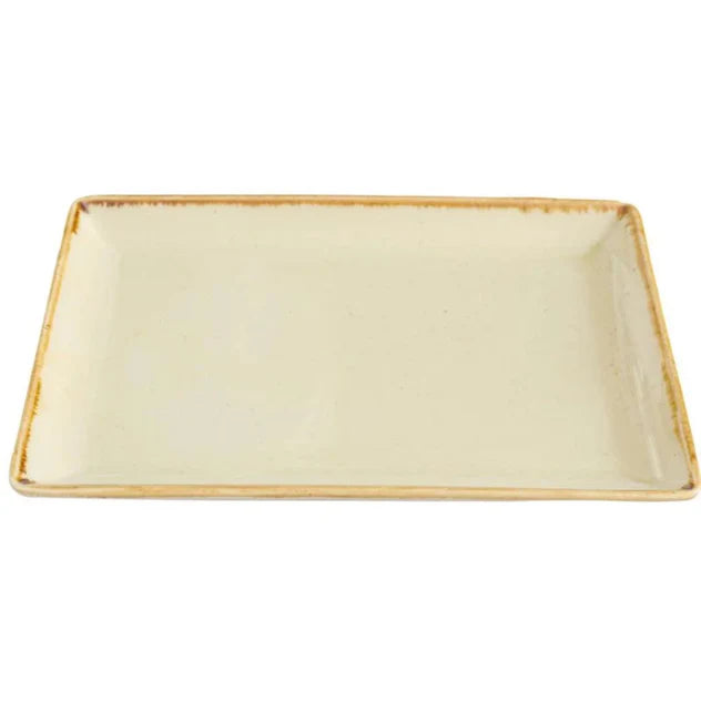 Porland Seasons Rectangular Serving Platter - Beige 35x26cm