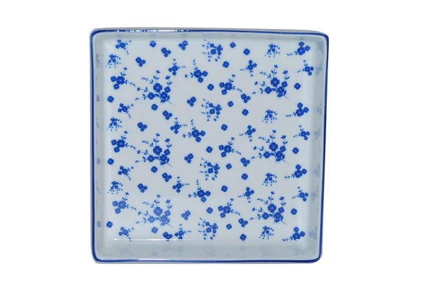 Porland Blue Passion Plate - 15x15cm