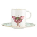 Porland Mirroring Coffee Cup & Saucer Set - 85ml, 12 Pieces