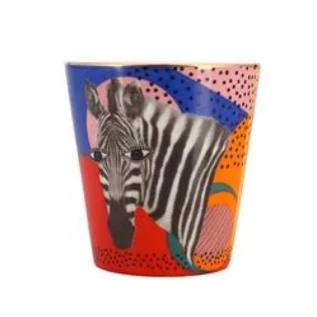Porland Wild Life Zebra Unhandled Mug - 320ml
