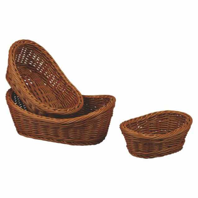 Pujadas Cesta Oval Basket - Brown, 25x15cm