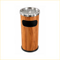Wood-Finish Metal Ashtray Pre Order