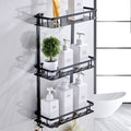 Shelves For Shower Corner 3 level Black