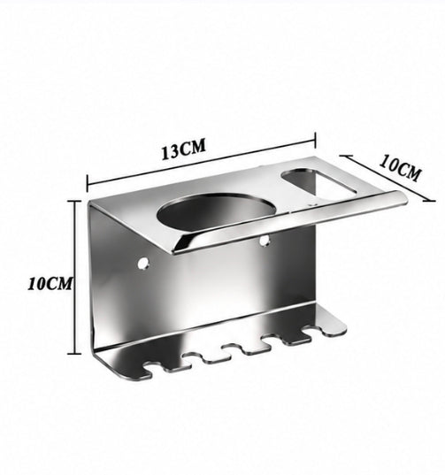 Toothbrush & Toothpaste Holder with Tumbler Stainless 304