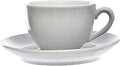 Tunisie Lys Coffee Cup & Saucer - Dark Grey, 180ml