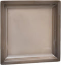 Tunisie Puzzle Square Plate - Brown, 18cm