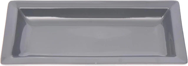 Tunisie Puzzle Rectangular Plate - Dark Grey, 18x9cm