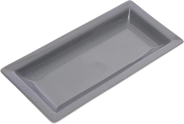 Tunisie Puzzle Rectangular Plate - Dark Grey, 18x9cm