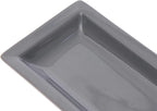 Tunisie Puzzle Rectangular Plate - Dark Grey, 18x9cm