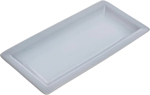 Tunisie Puzzle Rectangular Plate - Light Blue, 18x9cm