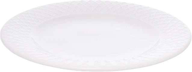 Tunisie Artemis Ivory Flat Plate - 17cm
