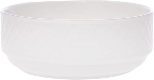 Tunisie Grand Siecle Ivory Bowl - Platinum Rim, 14cm