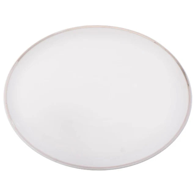 Tunisie Yaka Dinner Plate - Platinum Rim, 27cm