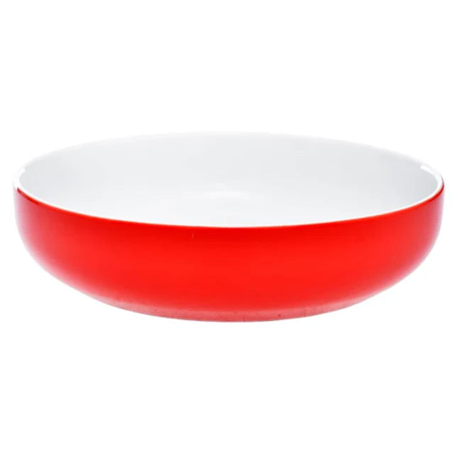 Tunisie Yaka Deep Plate - Red, 20cm