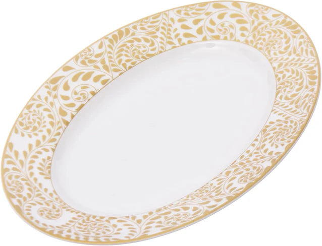 Tunisie Gold Shell Pickle Dish - 23cm