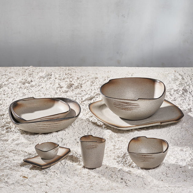 AbraCadabra Brulée Dessert Plate - Grey, 22cm