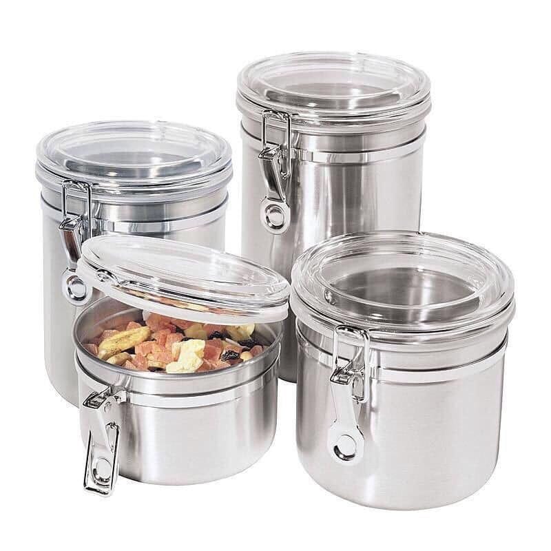 Stainless spice set
