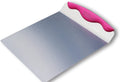 A stainless steel tart holder