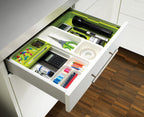 Drawer Organizer - White/ Green