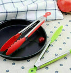 Silicone Tong with Stainless Steel Handle... Large