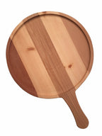 Rounded Wooden Pizza Server
