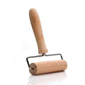 One-Hand Pastry roll with wooden handle and stainless steel