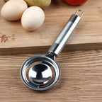 Stainless steel egg separator