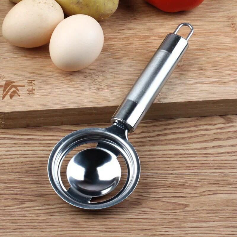 Stainless steel egg separator