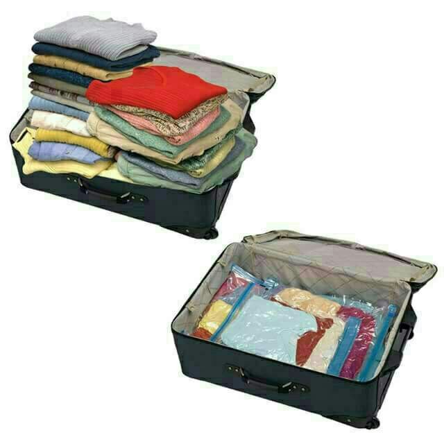 اكياس ضغط للملابس والبطاطين والمفروشات