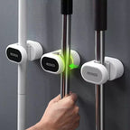 Water Resistant Material Hook Wall Hangers For Broom , Mop Storage _ ecoco bathroom