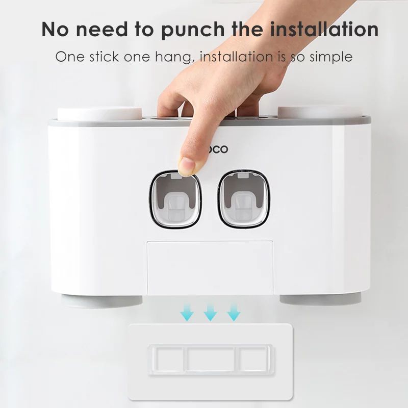 Ecoco Toothbrush Holder Multi-Function