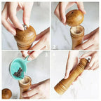 wooden classic Pepper Grinder small
