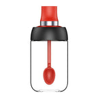 Glass Spice Jar with Serving