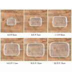 6pcs square silicone cover