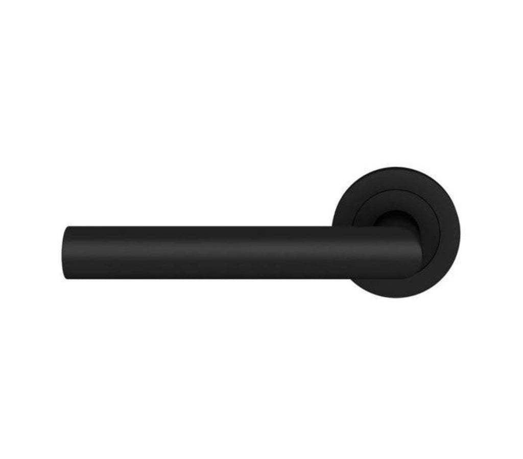 Door Handle WC on  L-shaped model Black