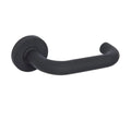 Entrance door handle on U-shaped model black
