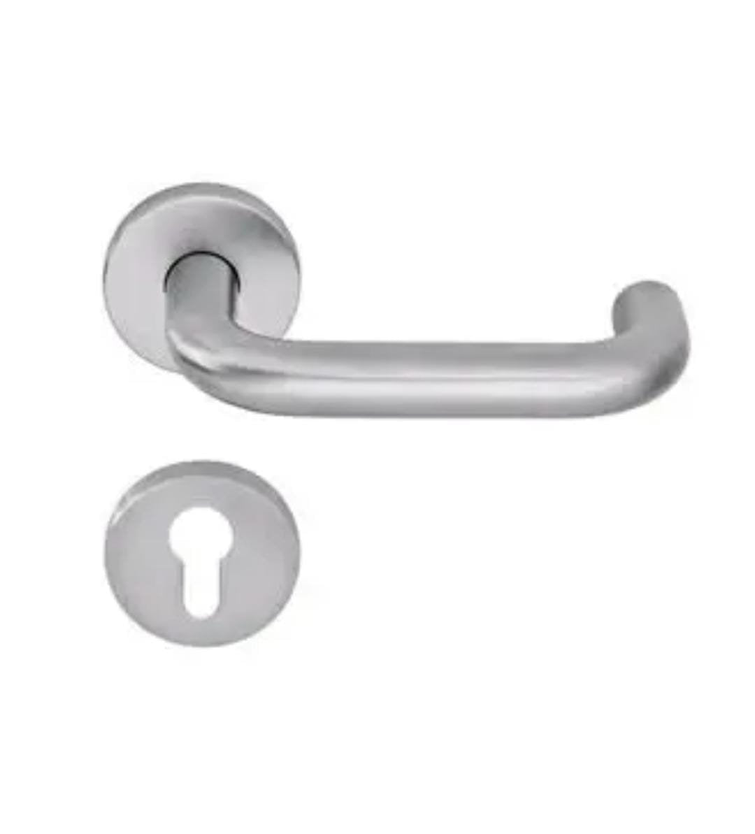 Room door handle on U-shaped model  stainless steel