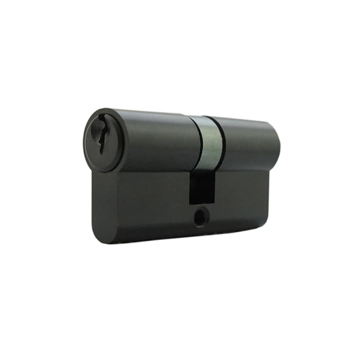 Door Lock Cylinder 5 Keys, black