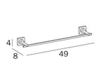 Inda Towel Holder 45 cm