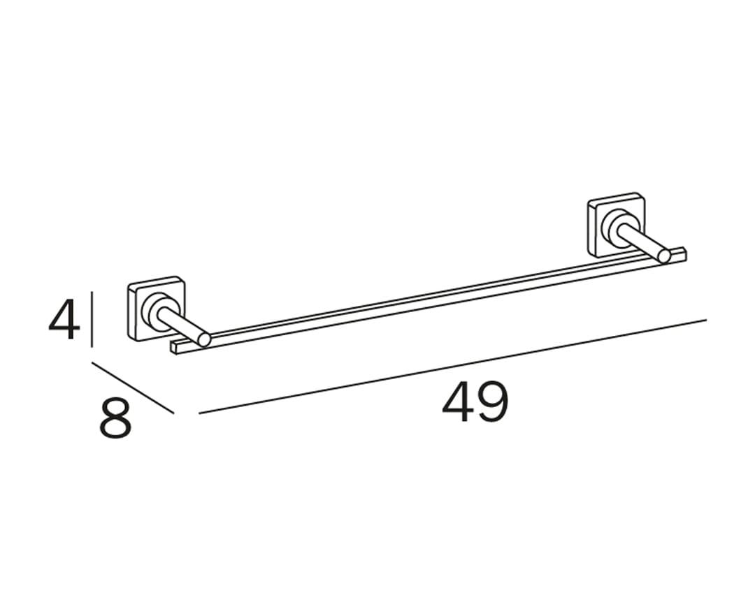 Inda Towel Holder 45 cm