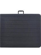 Portable Plastic Folding Table Black