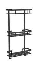 Shelves For Shower Corner 3 level Black