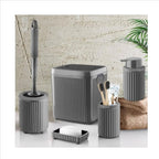 Besa 5-piece black bathroom set
