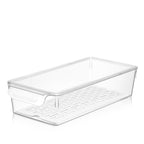 refrigerator organizer with cover