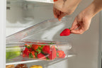 refrigerator organizer with cover