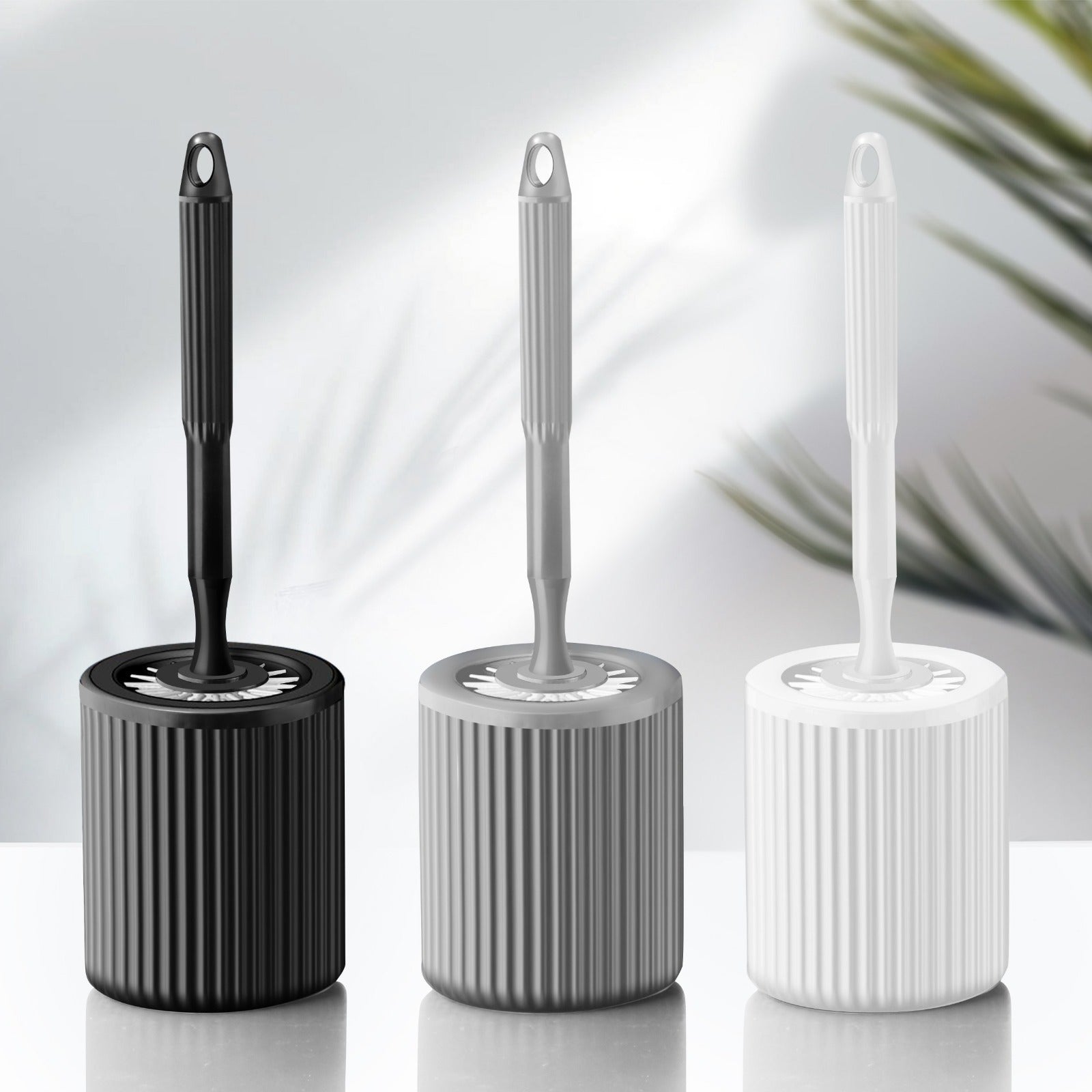 Large silicone toilet brush