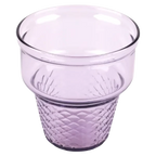 Pasabahce Mini Cornet Ice Cream Cup - 245ml Color:Purple