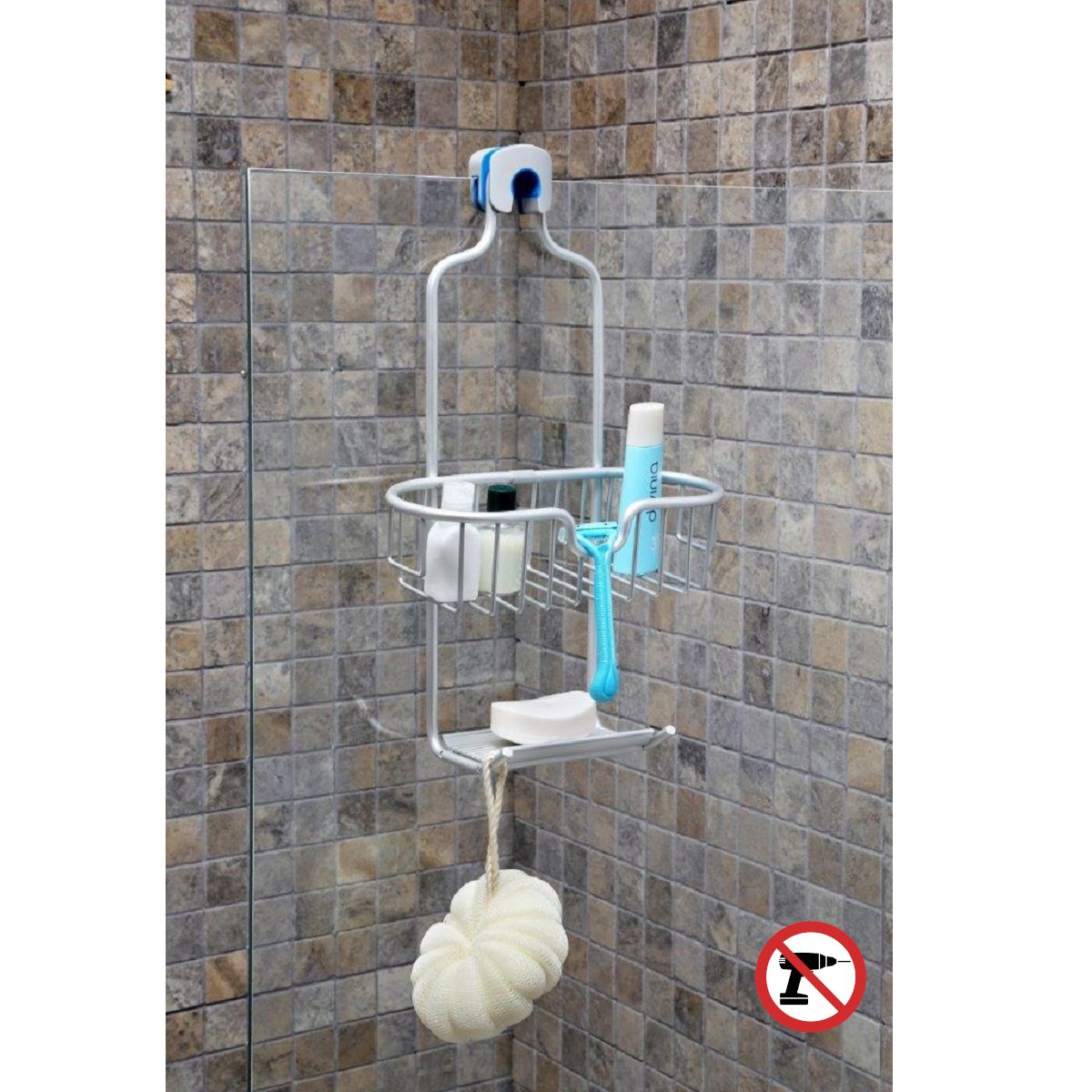 primanova bathroom shower shelf